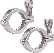 1/2 x 25 inch Dia Stainless Steel Tri Clover Clamps_2