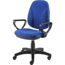 Arrow Wood Craft Revolving Blue 985 x 635 x 605 mm Office Chairs_0