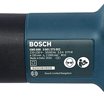 BOSCH GWS 600 100 mm Angle Grinders 670 W 11000 rpm_2
