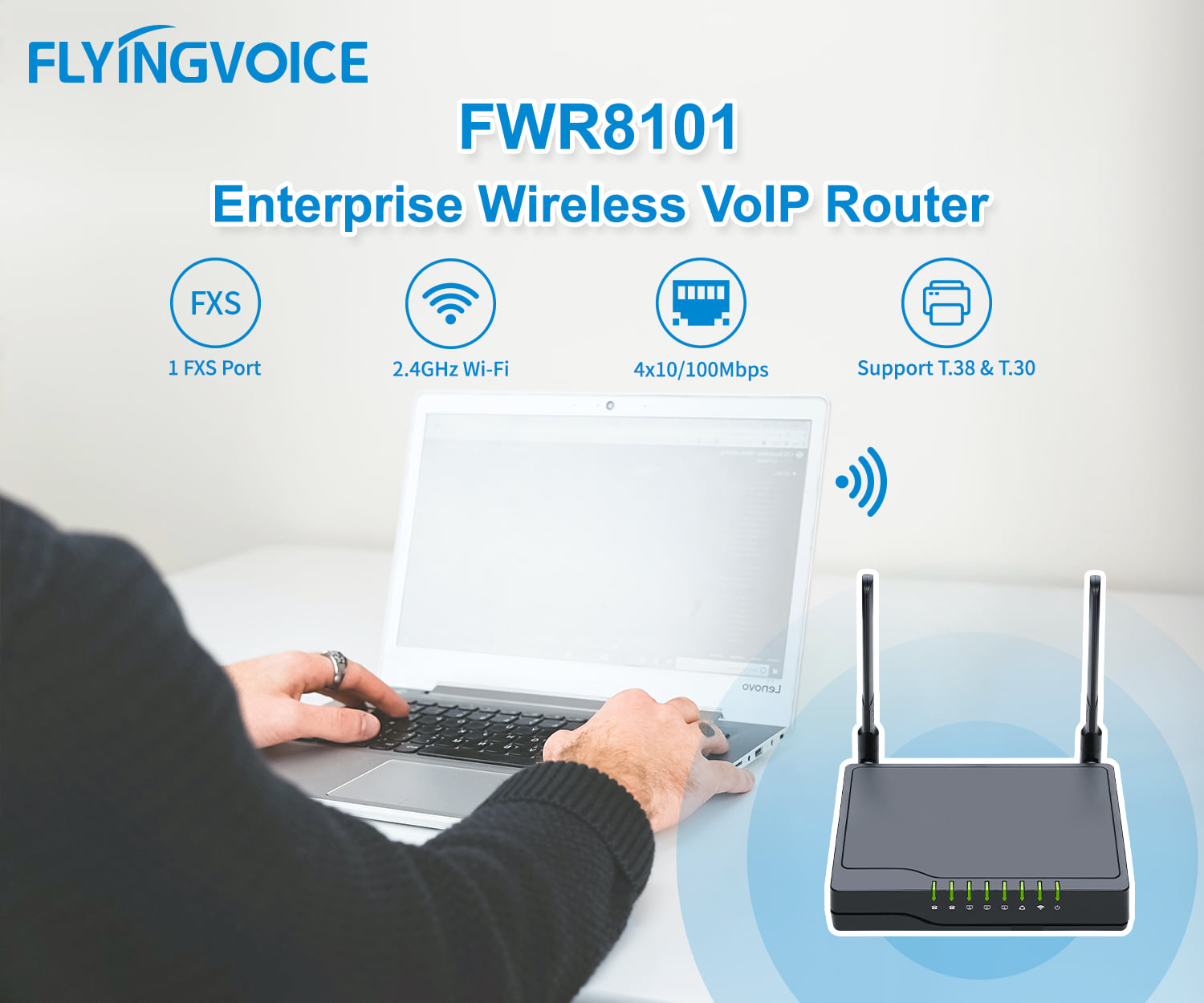 Flying Voice FWR8101 VoIP 2 Port 300 Mbps WiFi Routers_4