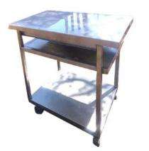 Chef Stainless Steel Table 24 x 46 x 32 cm Silver_0