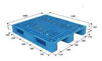 Polyethylene Injection Molded 1200 x 1000 x 160 mm Pallets_0