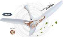 OREVA Ryder 1250 mm 3 Blades 70 W White Ceiling Fans_0