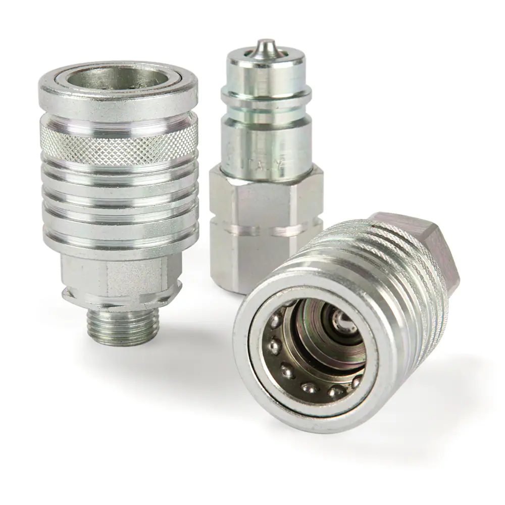 Parker 3/8 inch Male Thread DIN 3852 Form B Quick Release Couplings 4V53F4B3C Upto 300 bar 3/8 inch_0