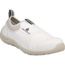DELTAPLUS MIAMI S2 SRC Microfiber Plain Toe Safety Shoes White_0