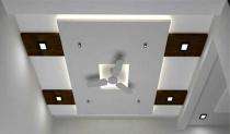 SAMPADA CREATIONS White Gypsum False Ceiling 1220 x 1220 mm_0