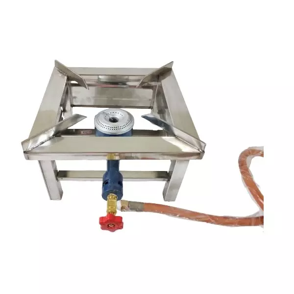 CD-55 One Burner Commercial Gas Stove Stainless Steel Silver_0
