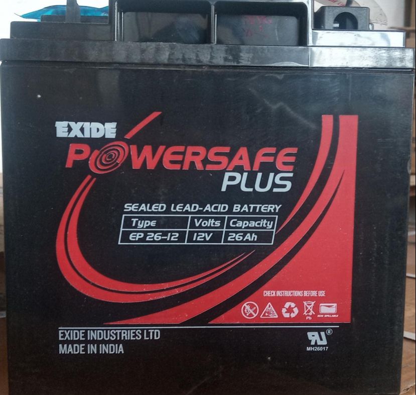 Buy EXIDE EP2612 Gel 12 V 26 Ah Lead Acid Batteries online at best