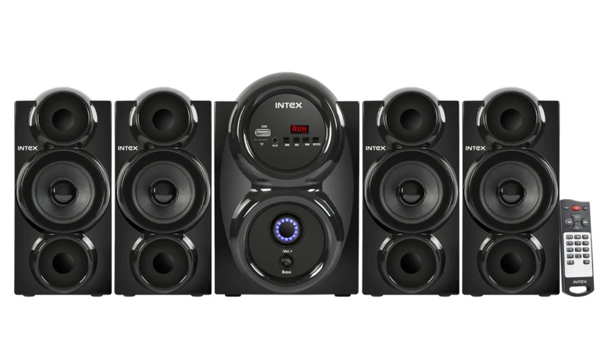 INTEX SHINE FMUB 4.1 Home 65 W Multimedia Speaker USB, AUX V5.1_1