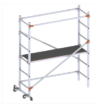 Freedom Engineering & Services 10 ft Suspended Scaffolding Tower 750 x 2050 mm 270 kg_0