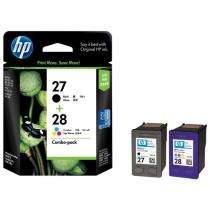 HP 27/28 Black, Tricolour Ink Cartridges_0