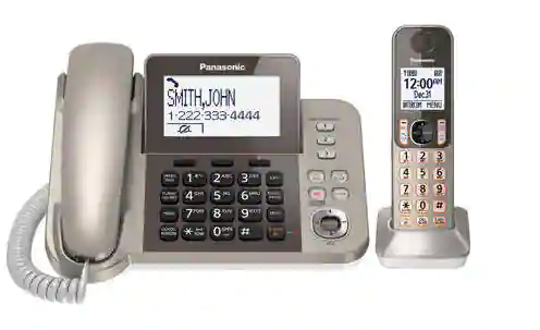 Panasonic KX-TGF350N Cordless IP Phone 2 Line LCD_0