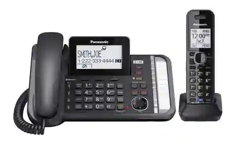 Panasonic ‎KX-TG9581B Cordless IP Phone 2 Line LCD_0