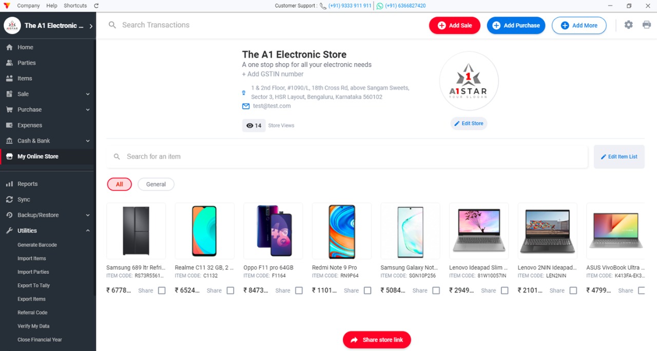 Vyapar 8.6.2 Accounting Software 1 Year, 3 Years_2