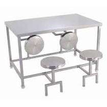 Marriage Stainless Steel Table 1200 x 800 x 50 mm Silver_0