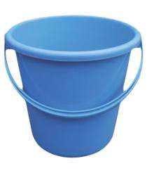 Plastic 15 L Bucket 13"x13"x17" Blue_0