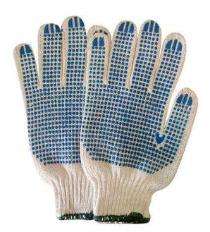 Dotted Knitted Safety Gloves Standard_0