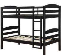 Mild Steel Bunk Double Bed Rectangular Black_0