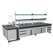 Rectangle Laboratory Bench White_0