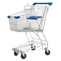 Aathi Sastha Shopping Trolley 74 L Galvanised Chrome Plated_0