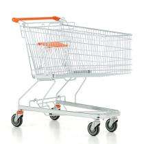 Aathi Sastha Shopping Trolley 100 L Galvanised Chrome Plated_0