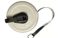 9.5 mm Chrome Plated Steel Measuring Tapes 30 m White_0