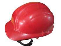 Polycarbonate Red Air Ventilated Safety Helmets_0