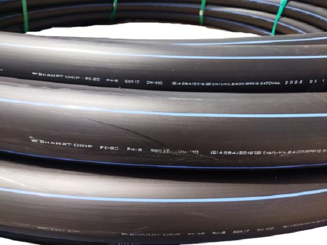 Bharat Drip 180 mm HDPE Pipes PN 6_1