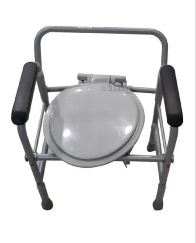 CSS Movable Commode Chair Steel & ABS_0