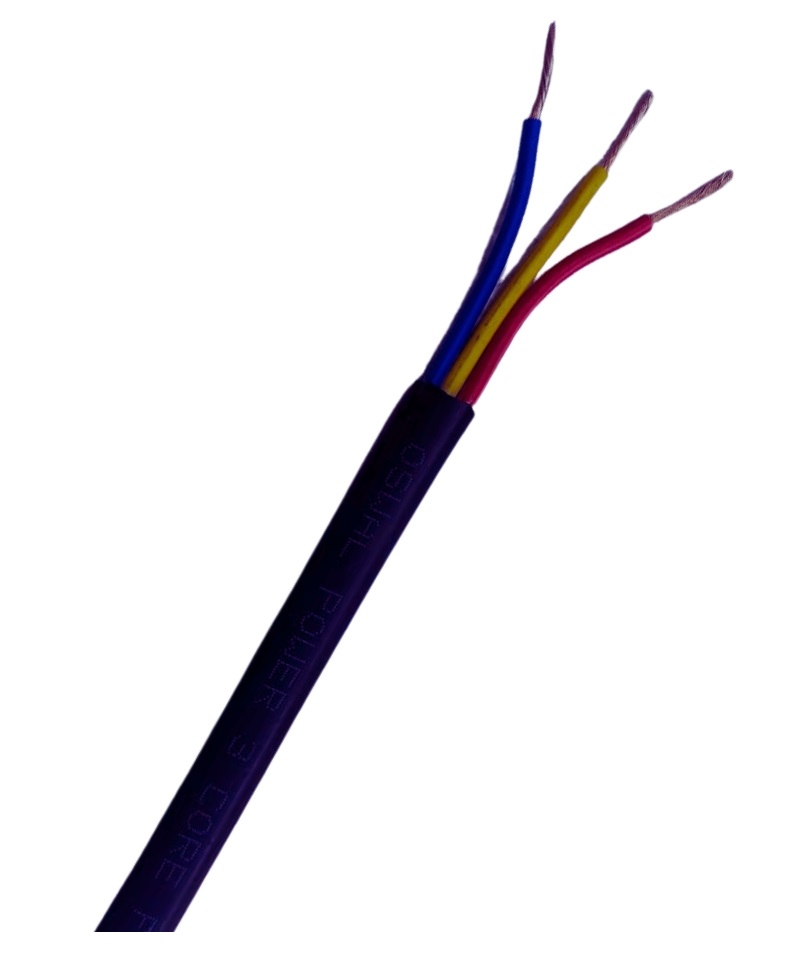 OSWAL 3 Core Flat Submersible Cables As per IS 3961_1