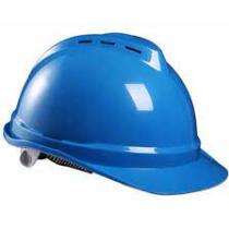 HDPE Blue Air Ventilated Safety Helmets_0