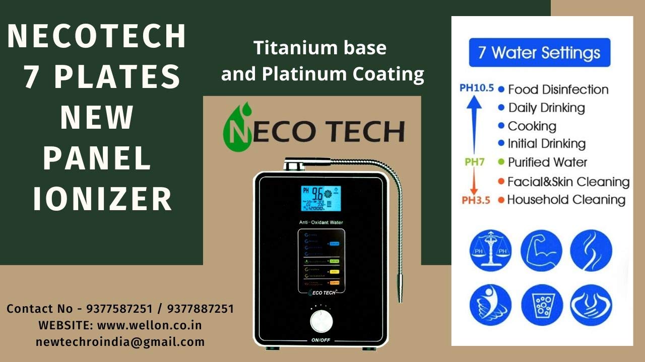 NECOTECH NECO_NEWPAN 2 L Water Ionizer 3.5 Inches LCD Screen_1