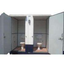 Ace FRP 7 ft Portable Toilet Cabin White_0