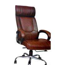 Adjustable Brown Upto 1080 x 635 x 605 mm Leather Office Chairs_0