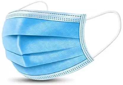 Safety Cotton Nose Masks M Blue_0