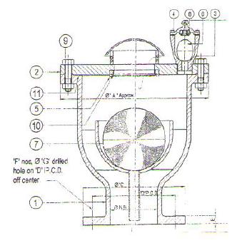 Shiva Temper proof SG Iron Air Valves 40 mm to 200 mm PN 1.0_1