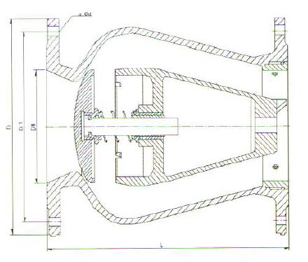 Shiva 100 mm Diversion Ductile Iron Check Valves Flanged_1