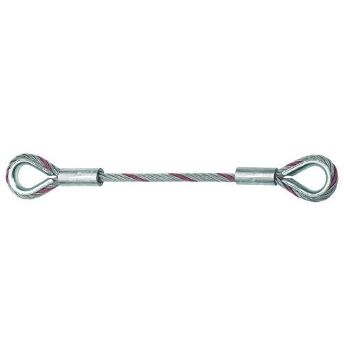 MHTA 2 m Plain Eye/Thimble End Wire Rope Sling 3750 - 10000 kg_2