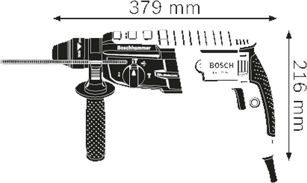 BOSCH 4-28 mm Hammer Drill 6.5 A 0-5100 bpm_4