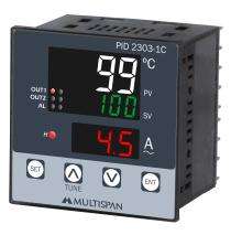 Multispan PID 2303-1C/3C Temperature Controller J(0°Cto400°C) K (0°Cto500°C)_0