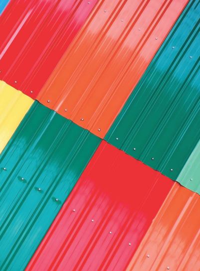 Jindal Trapezoidal without Rib Steel Roofing Sheet Colour Coated_1