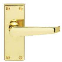 Brass Tapered Door Handles Chrome_0