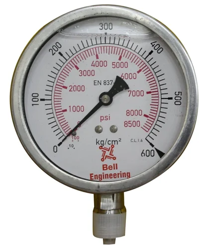 Bell Engineering 0 - 600 kg/cm2 Pressure Gauge 4 inch_0