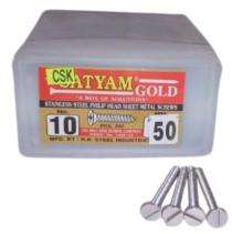 SATYAM GOLD Flat M3 12 mm Self Tapping Screws Stainless Steel_0