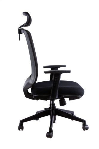 Radian High Back Black Upto 1225 x 600 x 645 mm Fabric Office Chairs_1