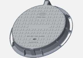 UTKAL Gully Manhole Cover Cast Iron Epoxy Painted 600 x 600 mm_1