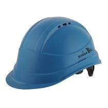 Polypropylene Copolymer Blue Air Ventilated Safety Helmets_0