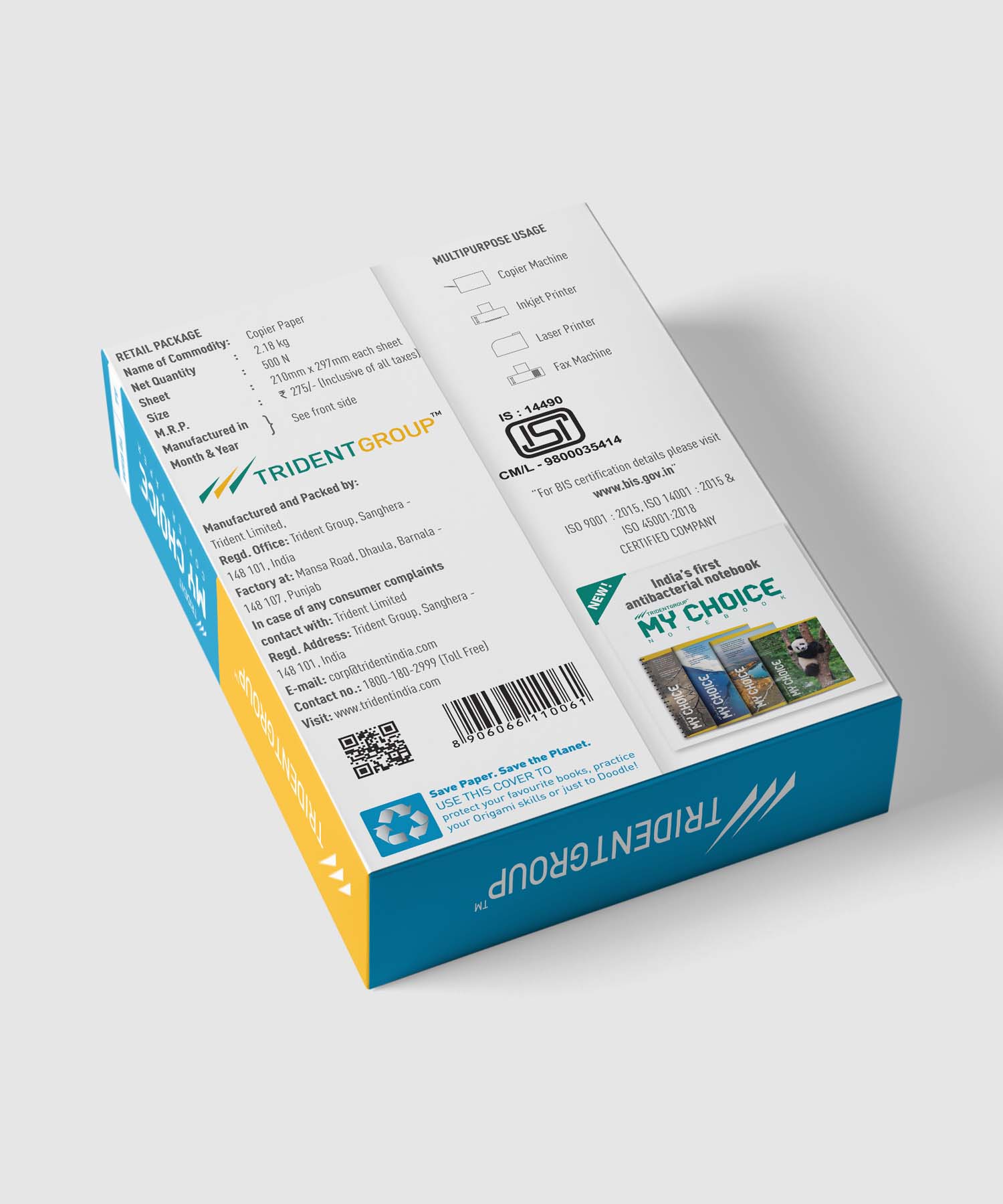 TRIDENT A4 70 GSM Copier Paper_2