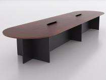 Conference Office Tables Brown Pre Laminated Particle Wood_0