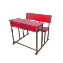 Iron 2 Seater Student Bench Desk_0